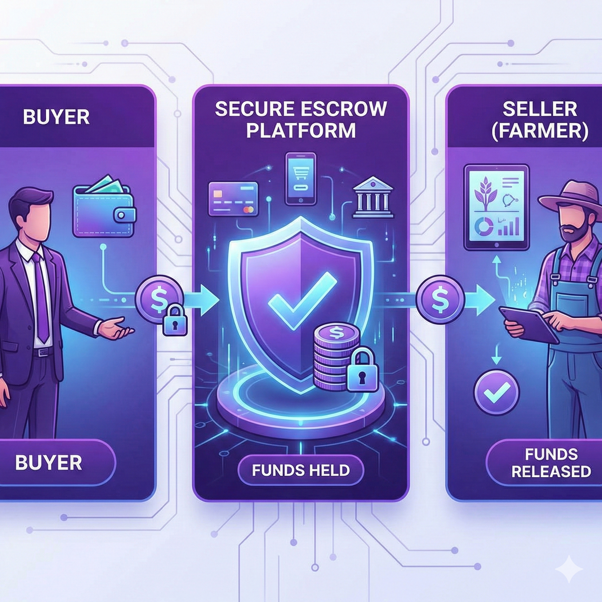 Secure escrow payment system