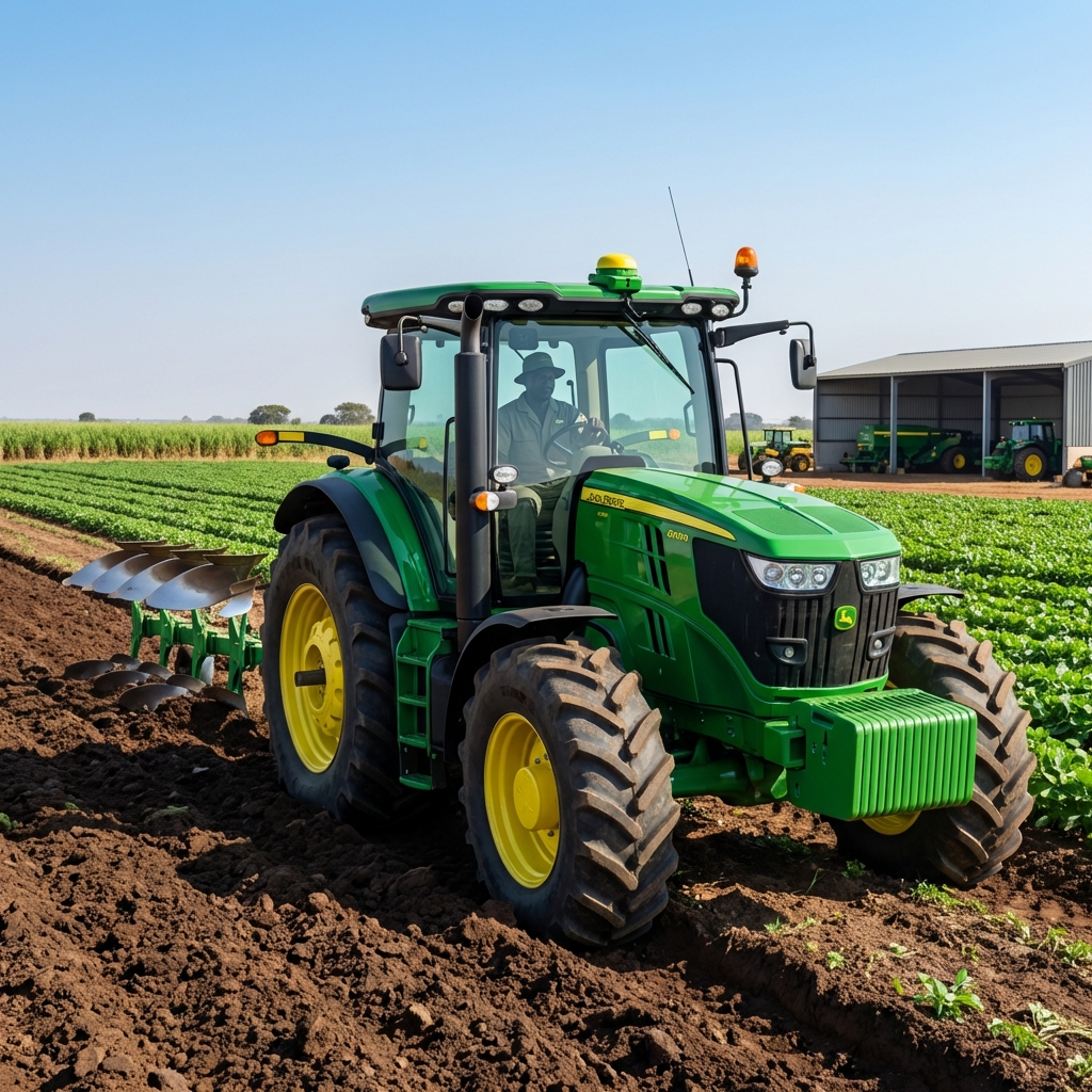 Agricultural tractor equipment